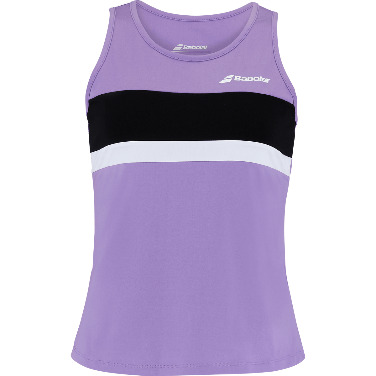Babolat Padel Tank for women in purple, front view