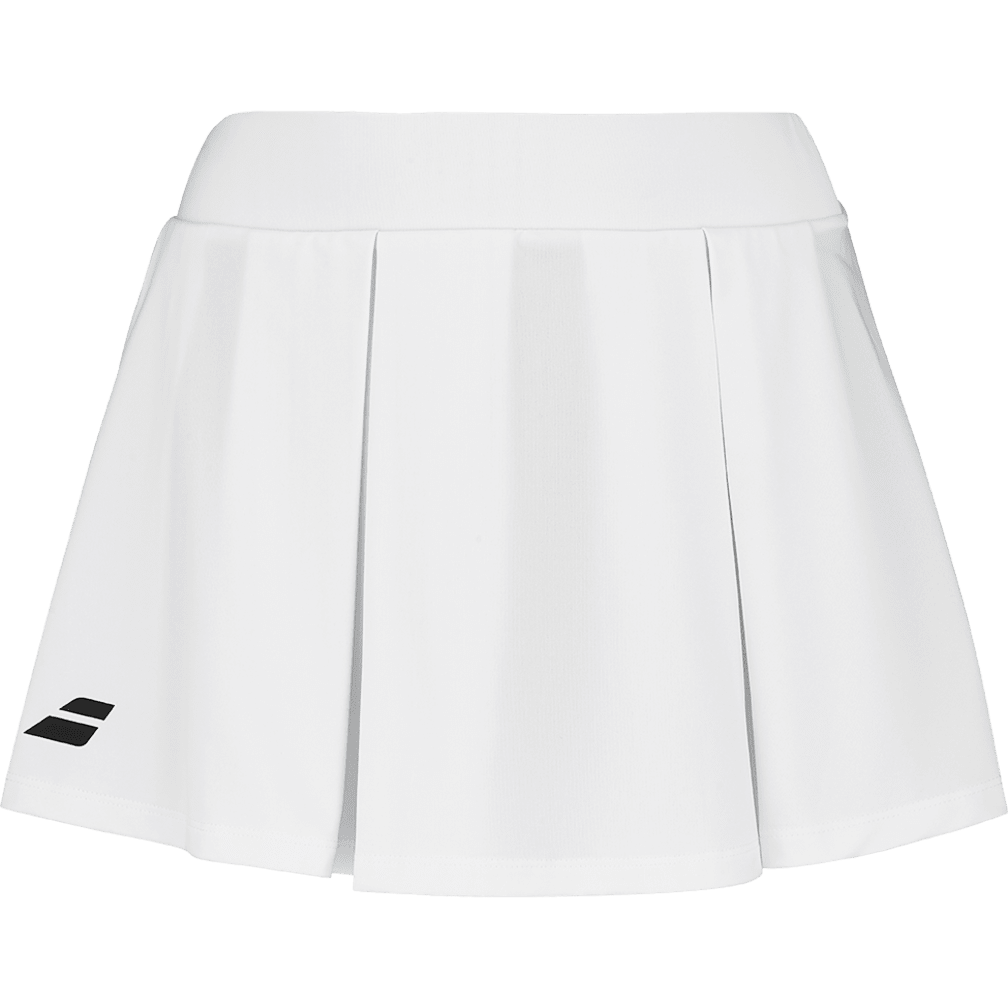Babolat Perf Skirt for women in white, front view