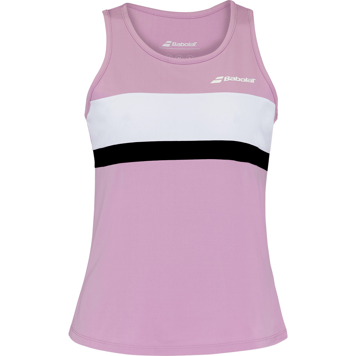 Babolat Padel Tank for women in pink, front view