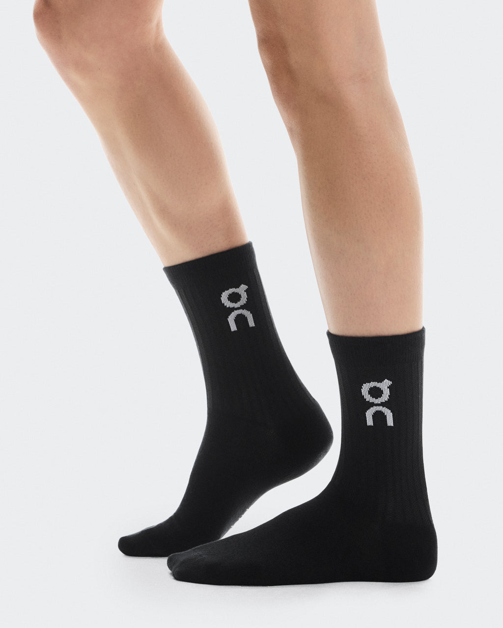 On Logo Sock High 3-Pack Black