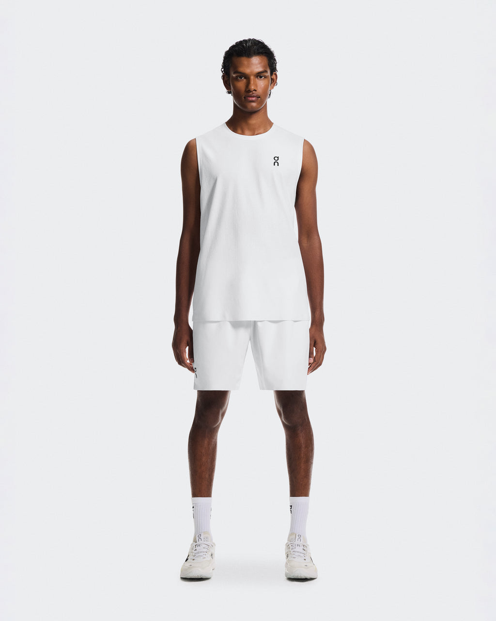 On 7" Court Shorts Men's White