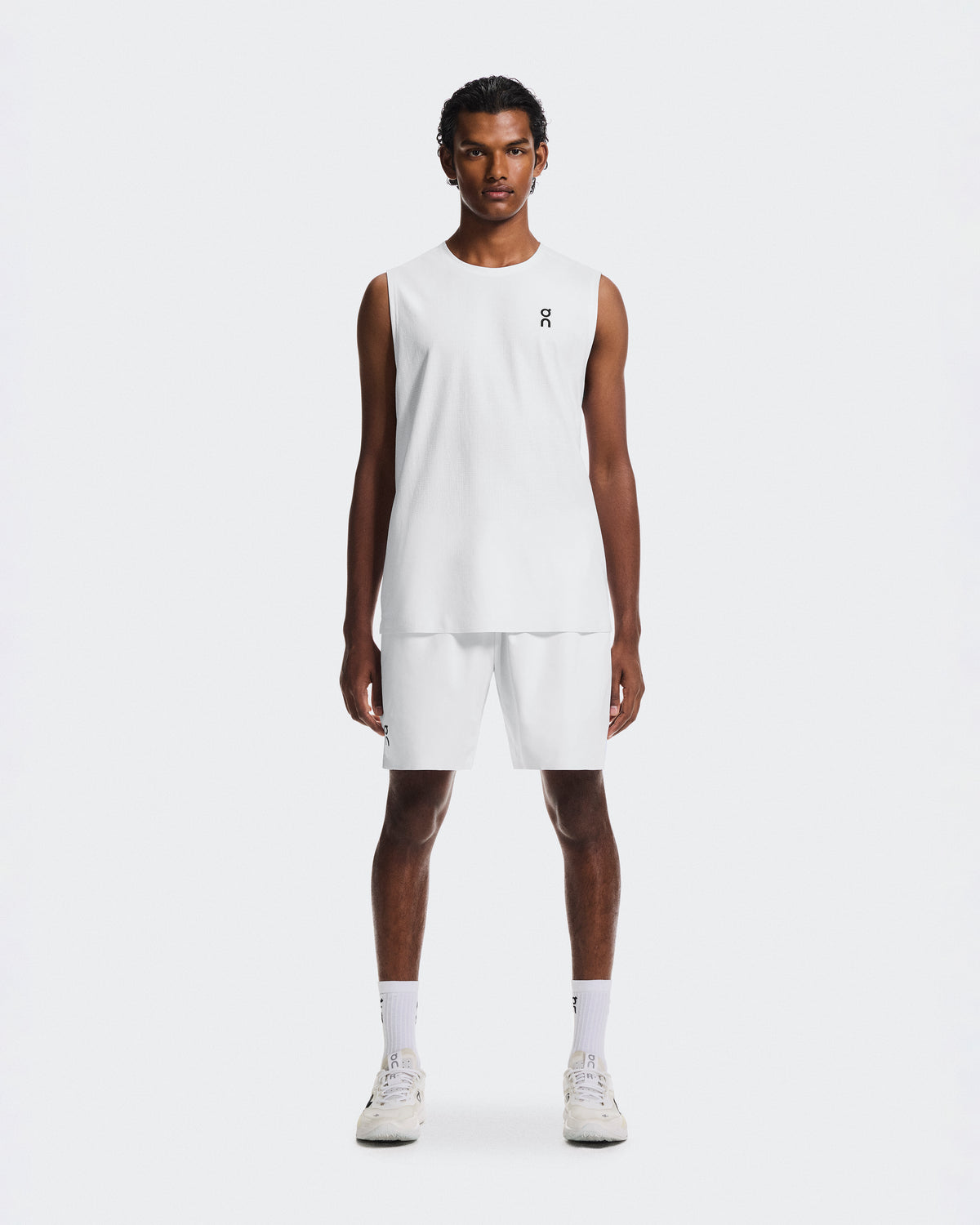 On 7" Court Shorts Men's White