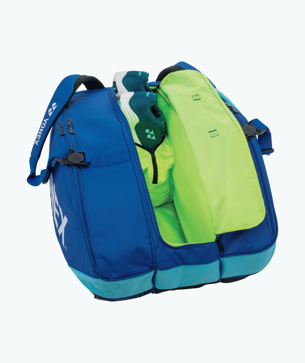 Yonex Pro 12 Racket Bag Cobalt Blue zip detail