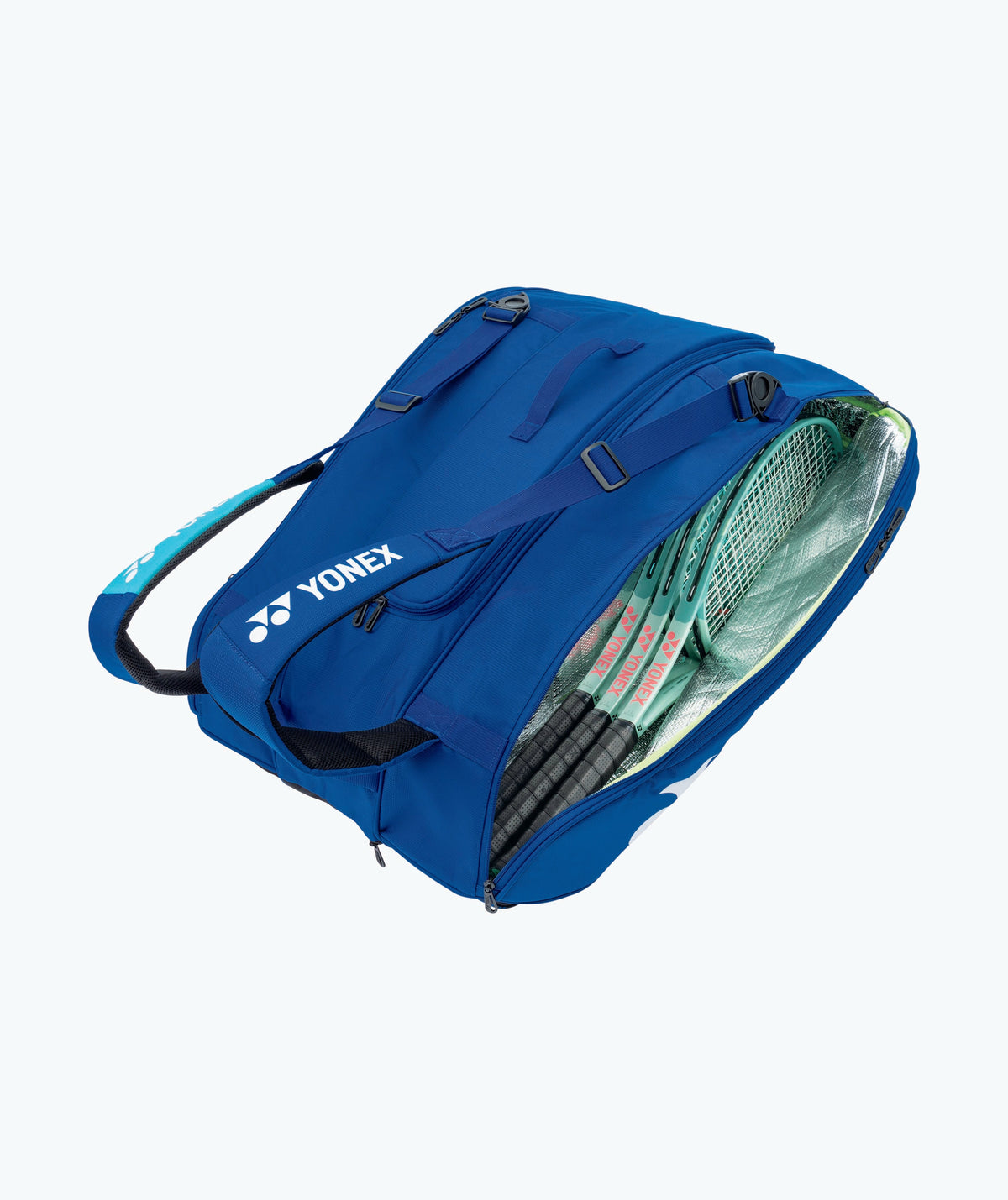 Yonex Pro 12 Racket Bag Cobalt Blue strap detail