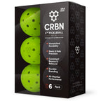 CRBN C40 Pickleballs 6 pack