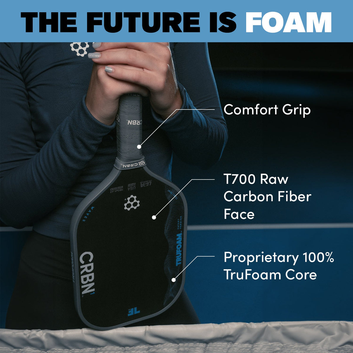 CRBN TruFoam Waves features