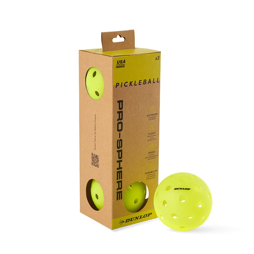 Dunlop Pro-Sphere Outdoor Pickleball Balls