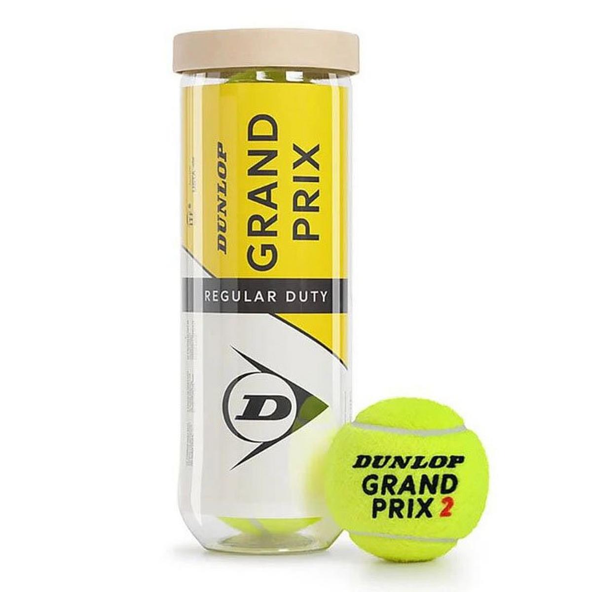 Dunlop Grand Prix Regular Duty Tennis Ball Can - front