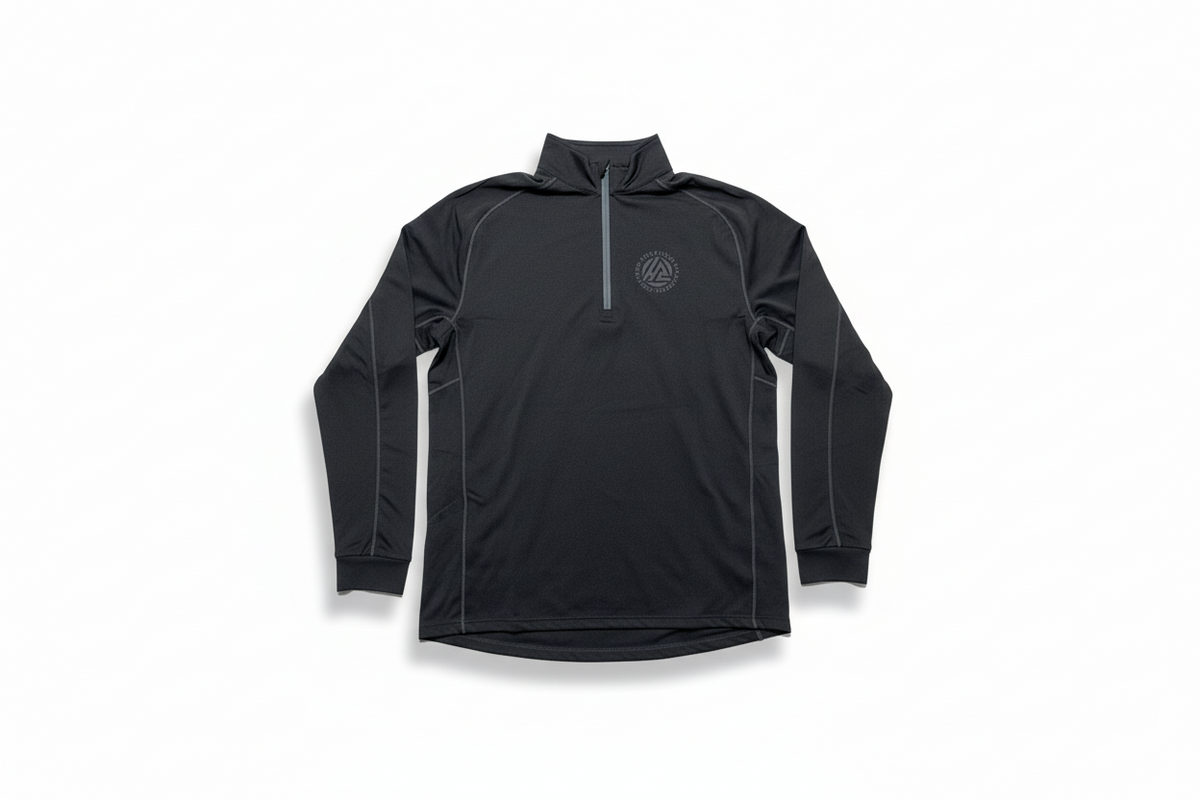 Honolulu HPC Performance Quarter-Zip Turtleneck - Dark Gray