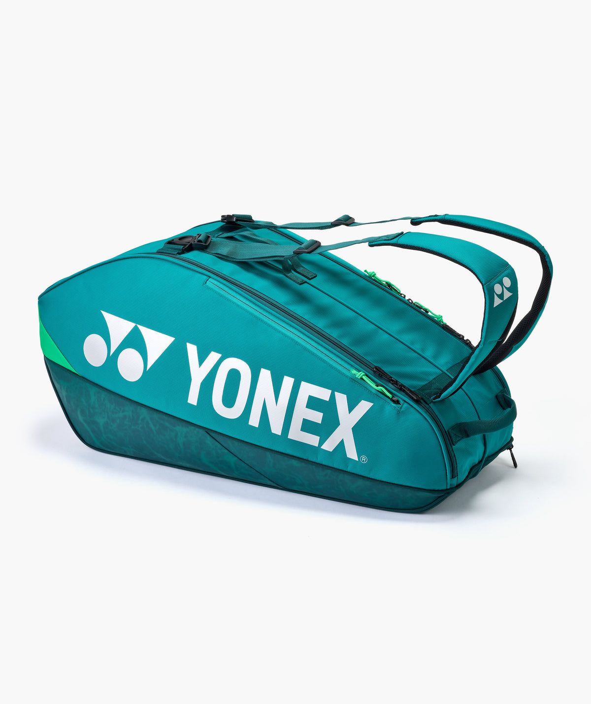 Yonex Pro 6 Racket Bag Dark Green compartment detail