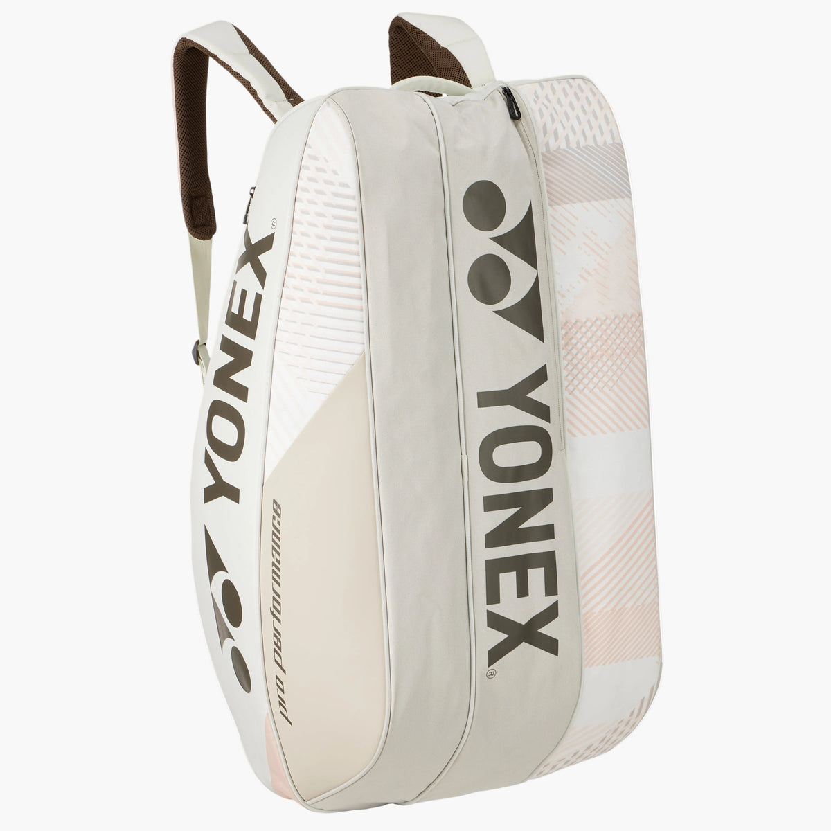 Yonex Pro 9 Racket Bag - Sand Beige interior