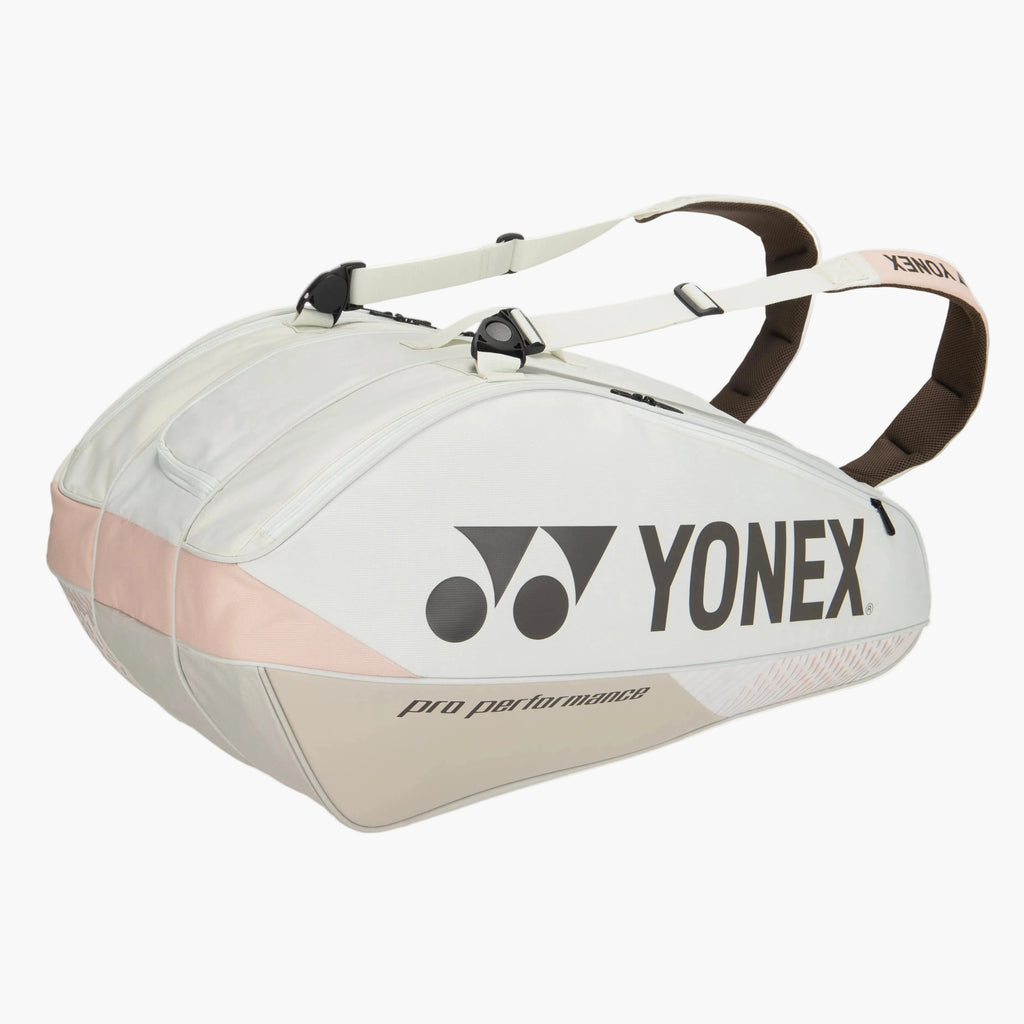 Yonex Pro 9 Racket Bag - Sand Beige interior