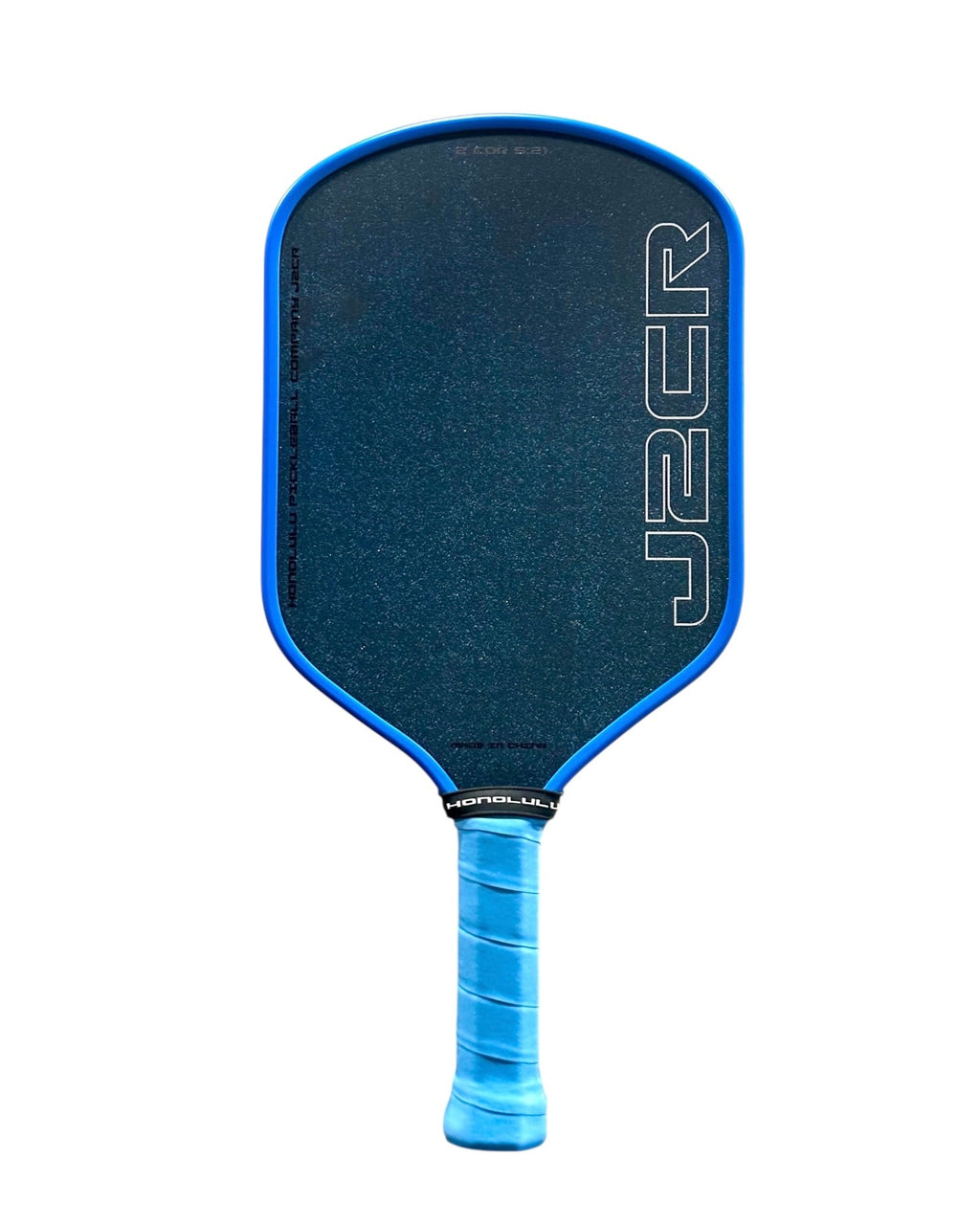 Honolulu J2CR 2.5 Crystal Blue Endurance Surface pickleball paddle - Blue
