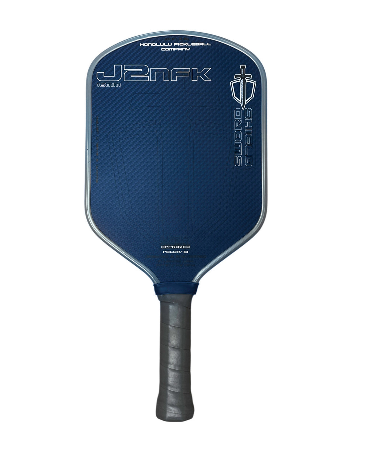 Honolulu J2NFK pickleball paddle alternate view