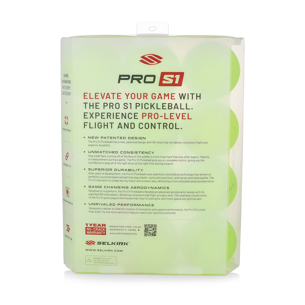 Selkirk Pro S1 Pickleball - 12 Pack detail
