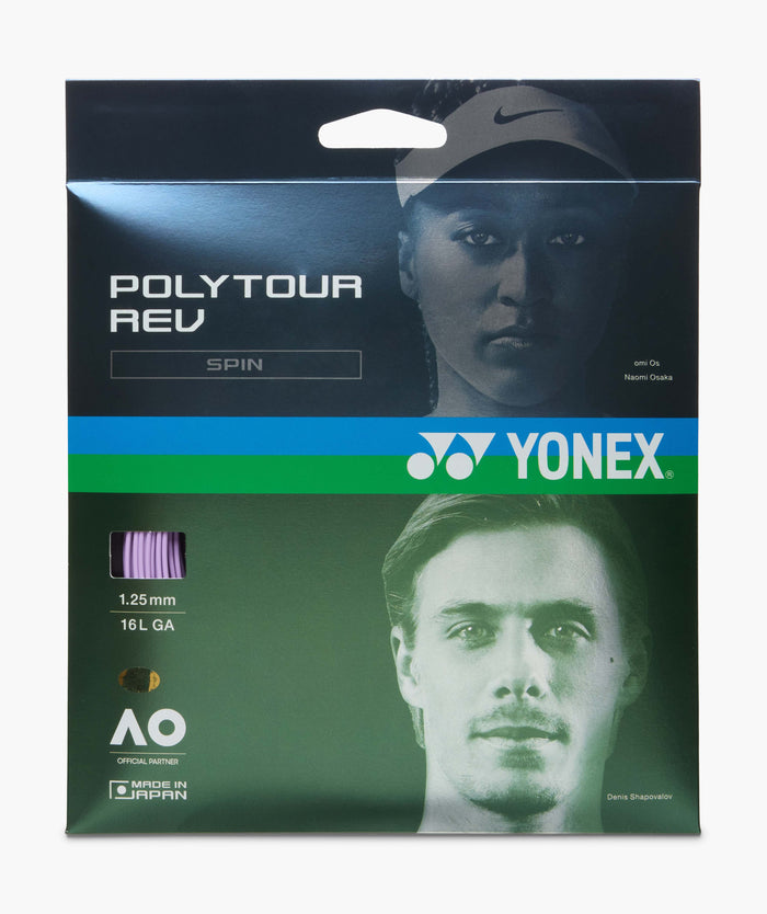 Yonex Poly Tour REV 120 (Orange, Purple, White, Mint)