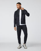 Vuori Sunday Element Jacket - Black, full length alt
