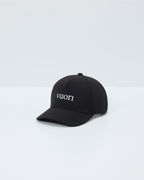 Vuori Wordmark Water Tech Hat - Black, flat lay