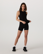 Vuori Energy Top Long in Black - full length
