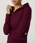 Halo Mini FZ Hoodie - Cherry Noir