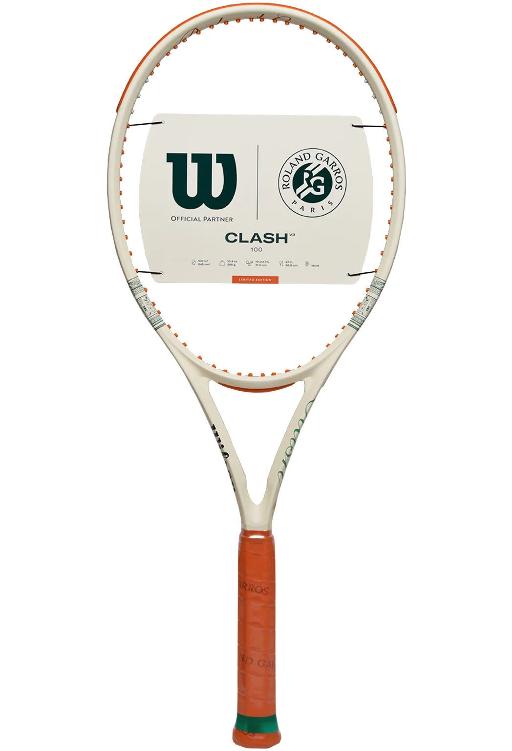 Wilson Clash 100 V3 Roland Garros 2026