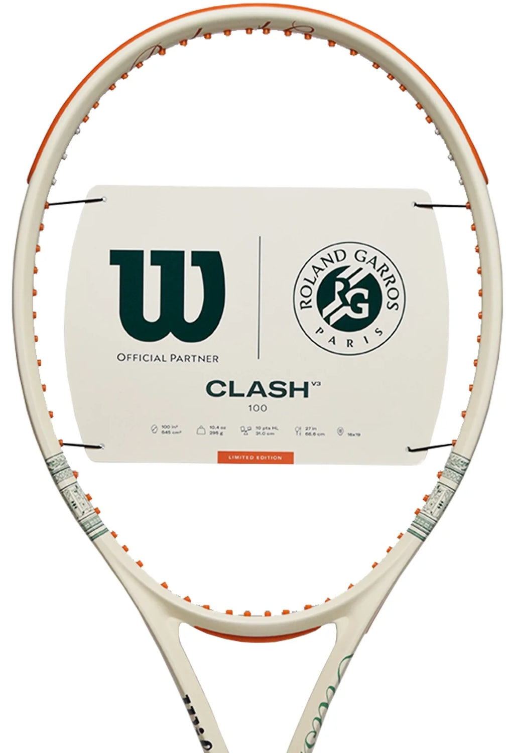 Wilson Clash 100 V3 Roland Garros 2026