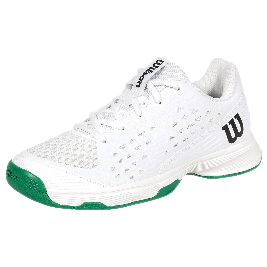 Wilson Rush Pro Jr L - White/Bosphorus - front