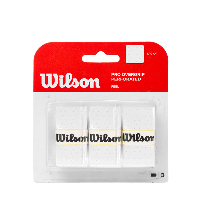 Wilson PRO OVERGRIP PERFORATED - WHITE