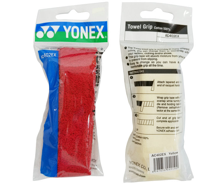 Yonex AC402EX towel grip packaging
