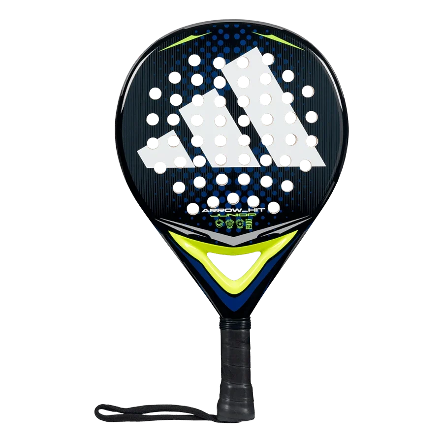 Adidas Arrow Hit Junior white blue padel racket