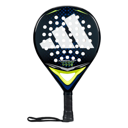 Adidas Arrow Hit Junior white blue padel racket
