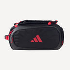 Adidas Tour 3.4 padel racket bag, black with red trim