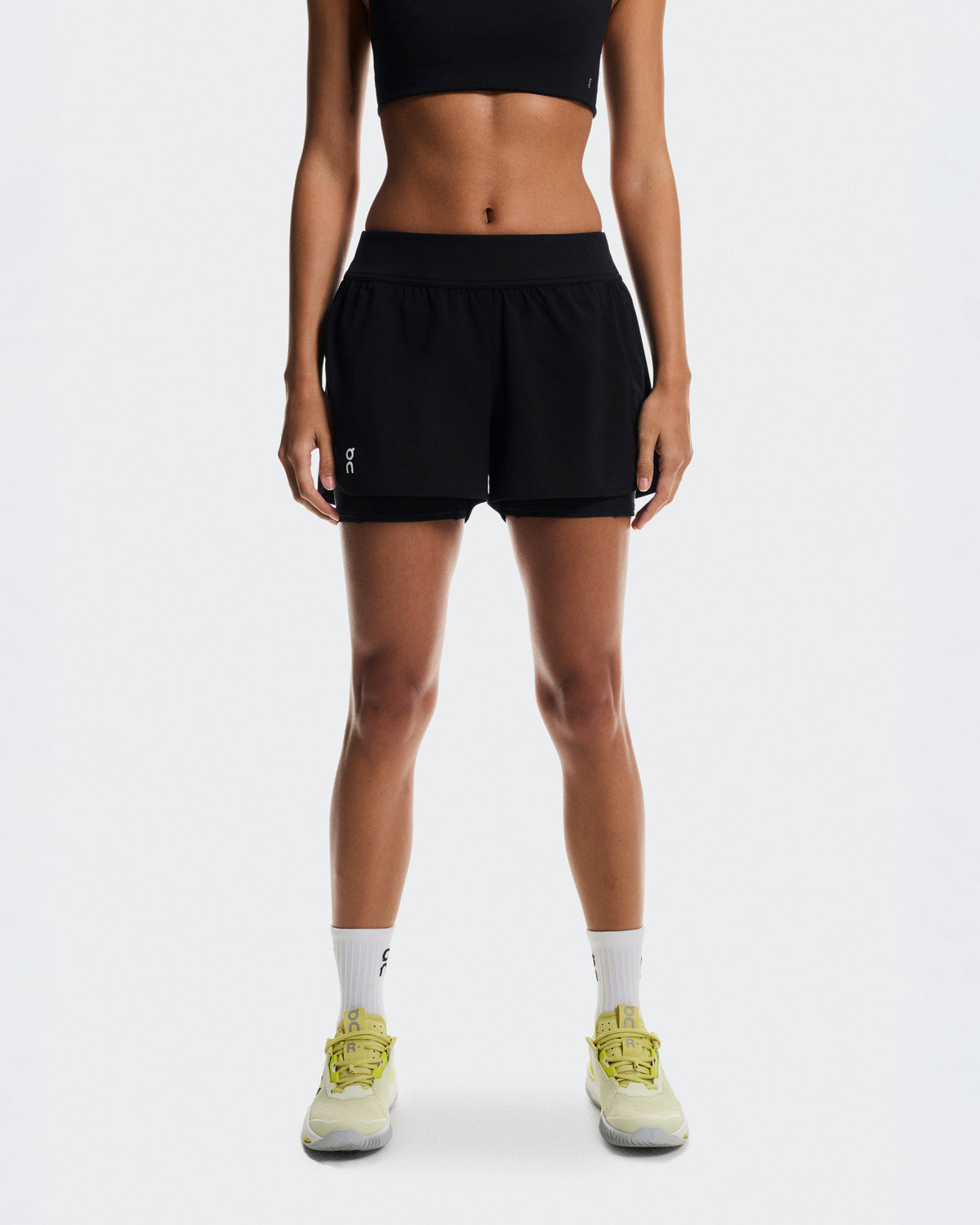 On 3" Court Shorts 2-in-1 Women's Black
