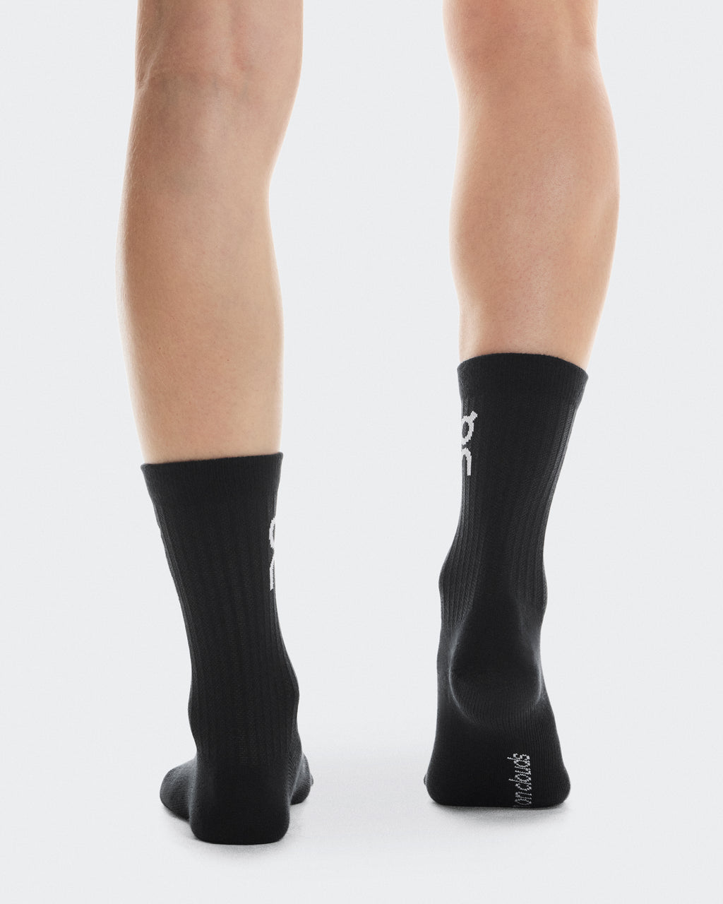 On Logo Sock High 3-Pack Black