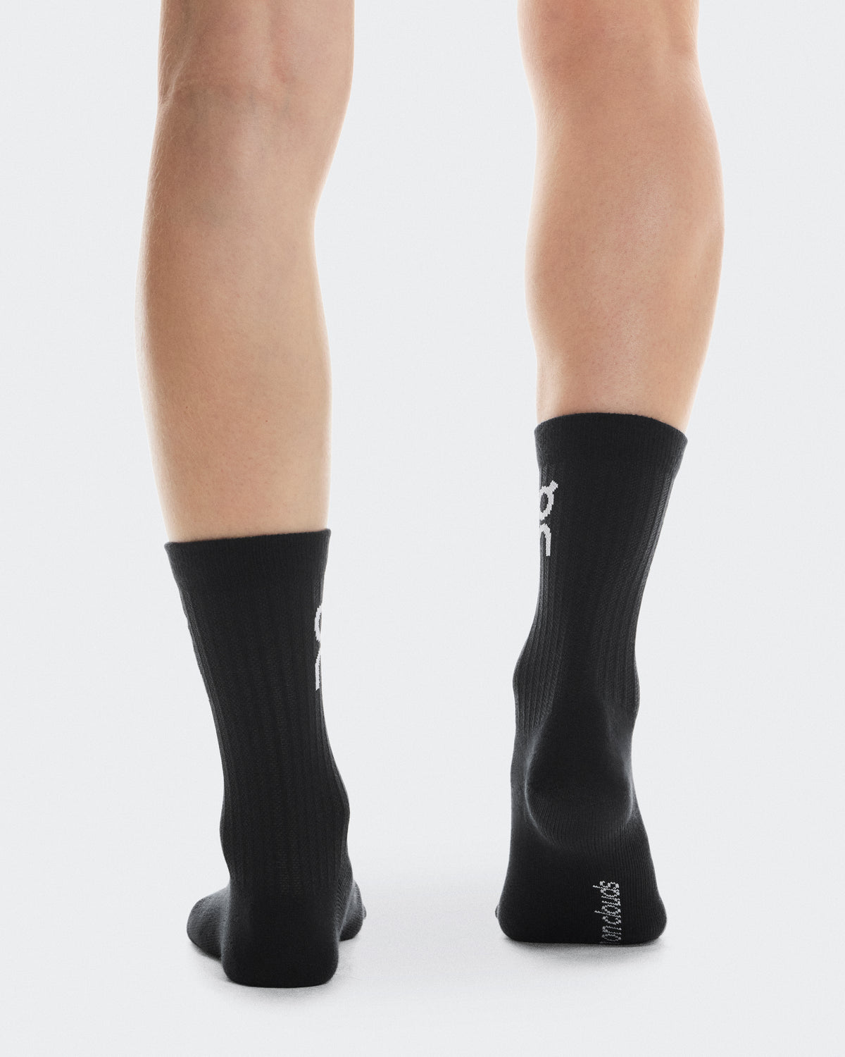 On Logo Sock High 3-Pack Black