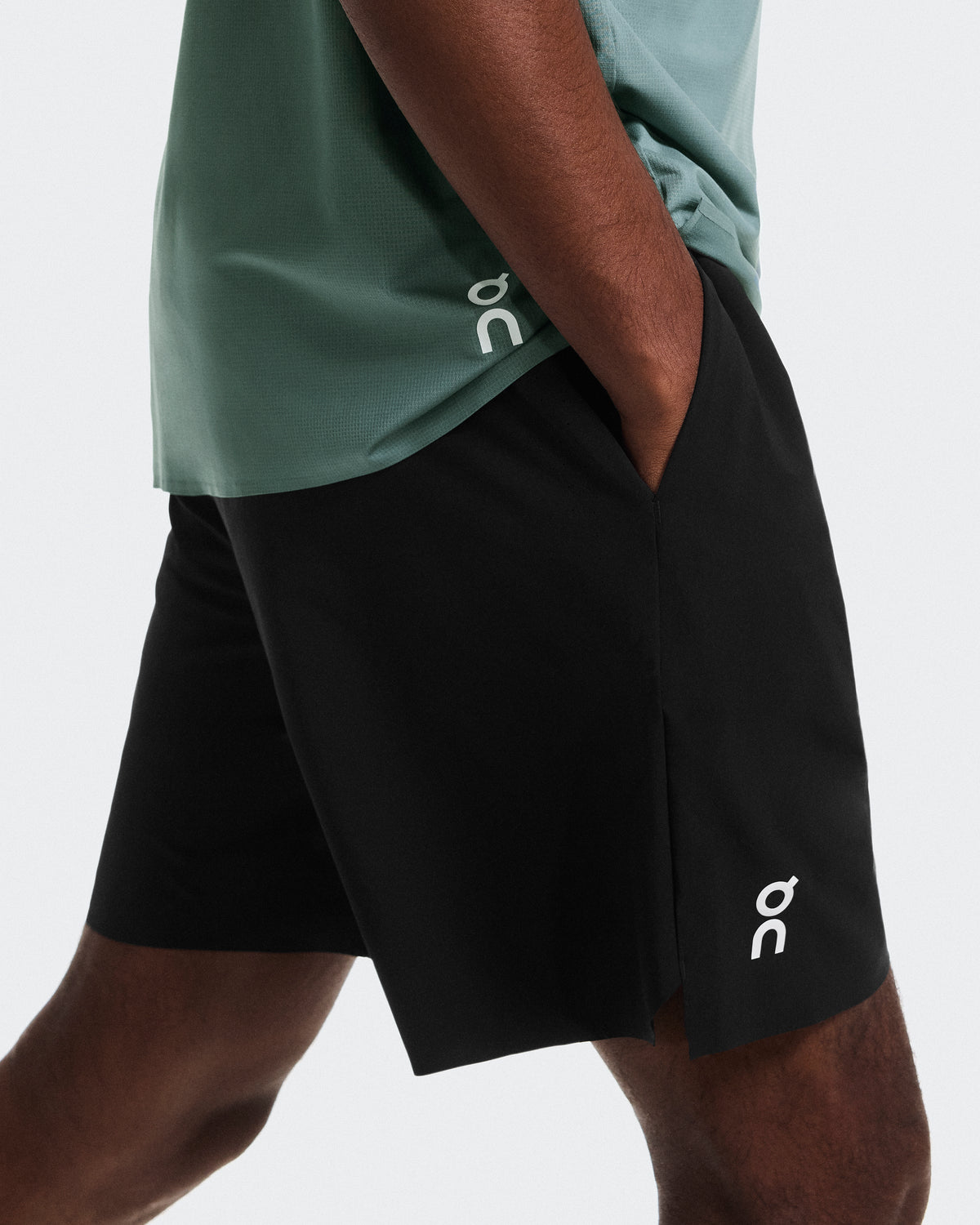 On 7" Court Shorts Men's Black