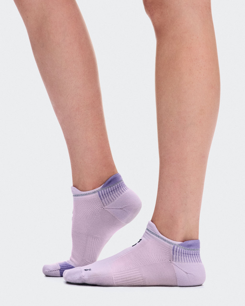 On Performance Run Sock Low Foxglove/Mallow