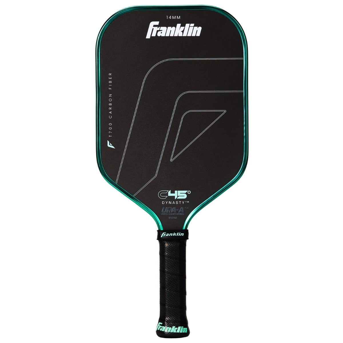 Franklin C45 carbon fibre pickleball paddle elongated 14mm