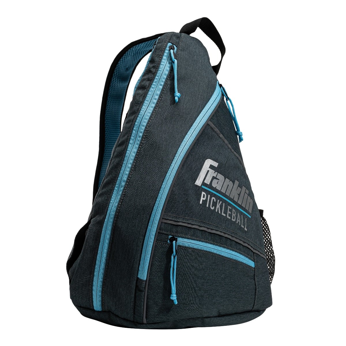 Franklin pickleball sling backpack grey blue trim