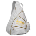 Franklin pickleball sling backpack white gold