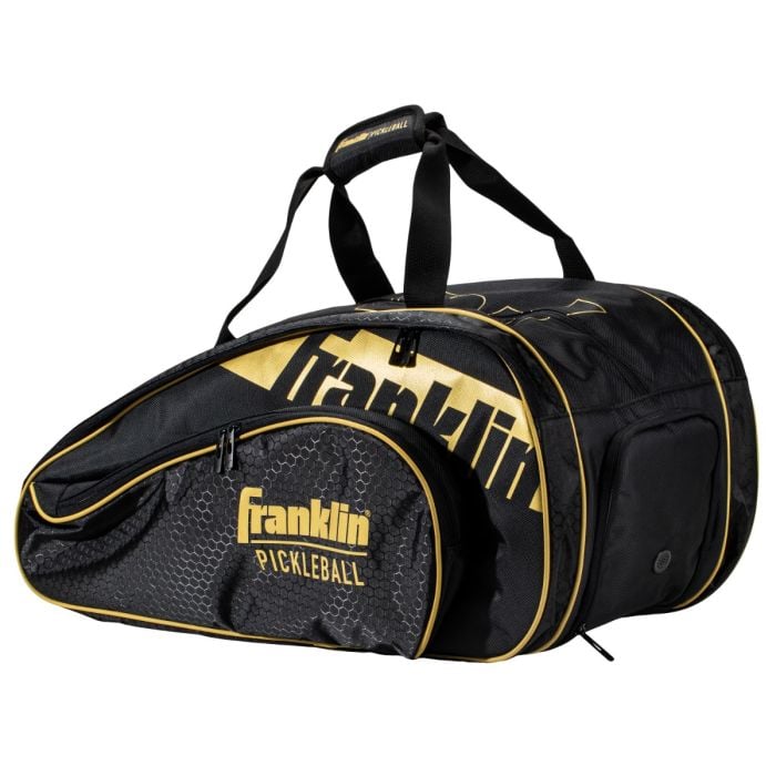 Franklin Pro Series pickleball paddle bag, black and gold