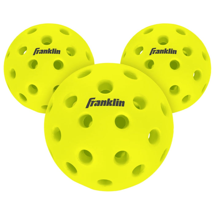 Silent Serve Quiet Foam Pickleballs - 3 Pack Vellum