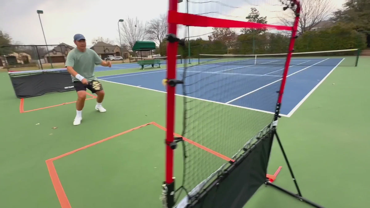 NetPlayz 6ft Pickleball Rebounder in action