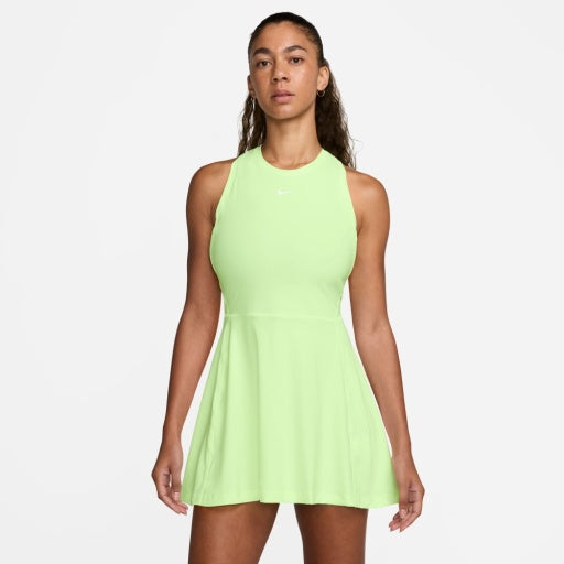Nike W NK DF VICTORY DRESS - Barely Volt/White