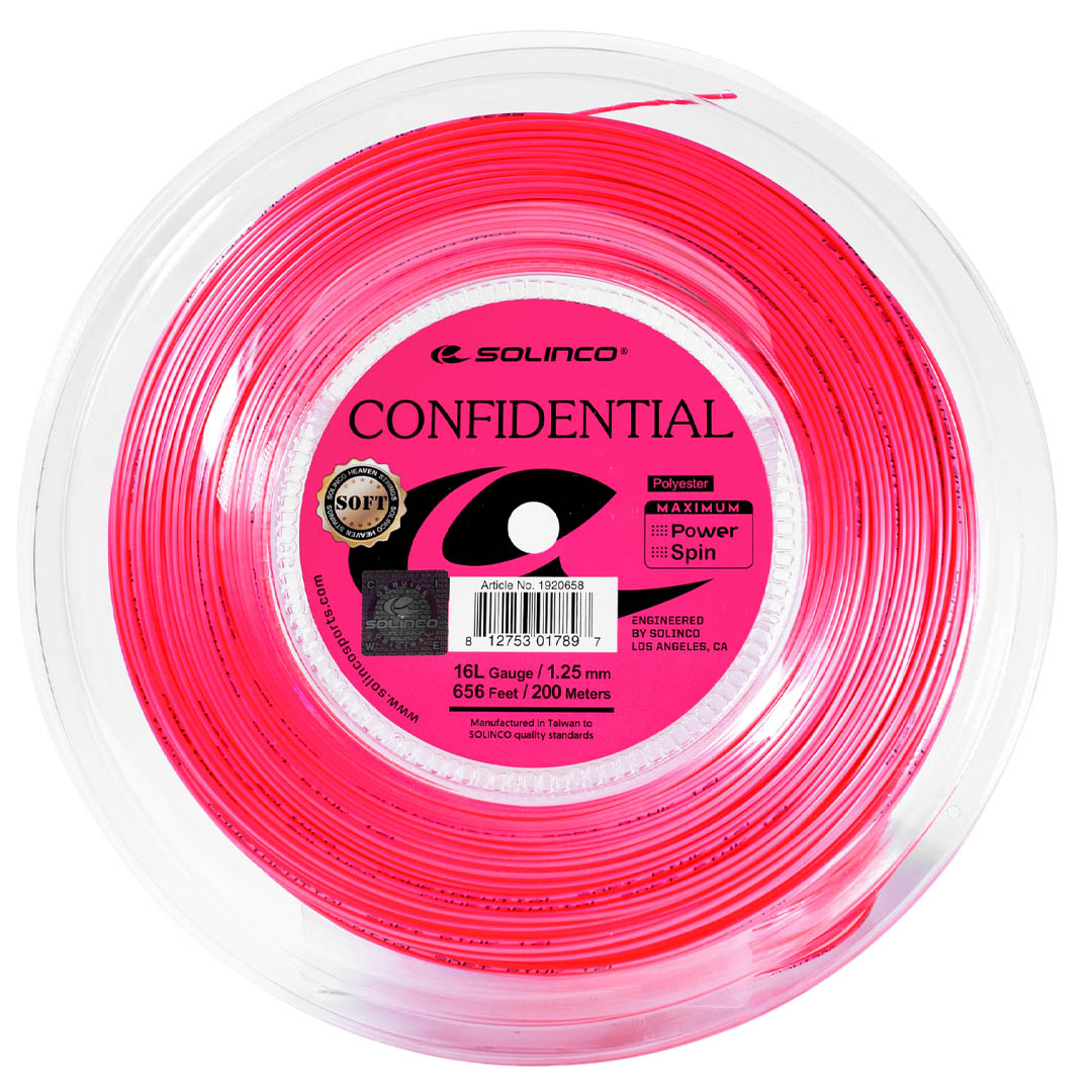 Solinco Confidential Soft tennis string reel
