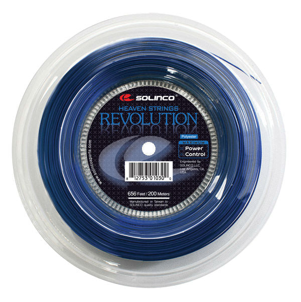 Solinco Revolution tennis string reel blue