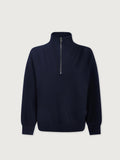 Varley Hawley half zip sweat navy