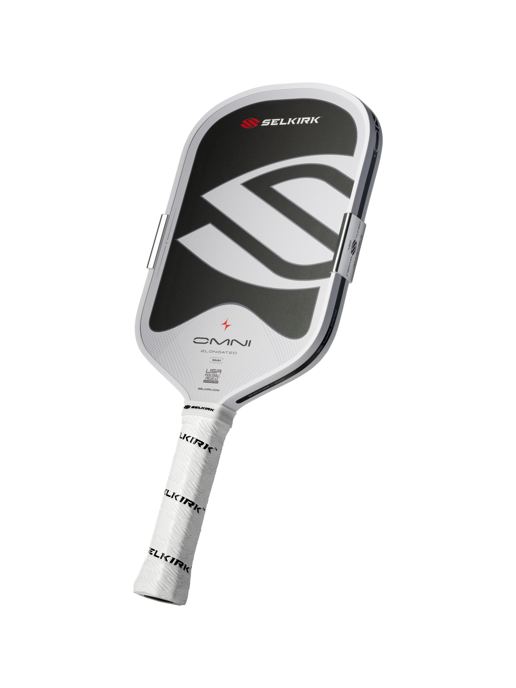 Selkirk OMNI Elongated Pickleball Paddle - Chalk/White detail