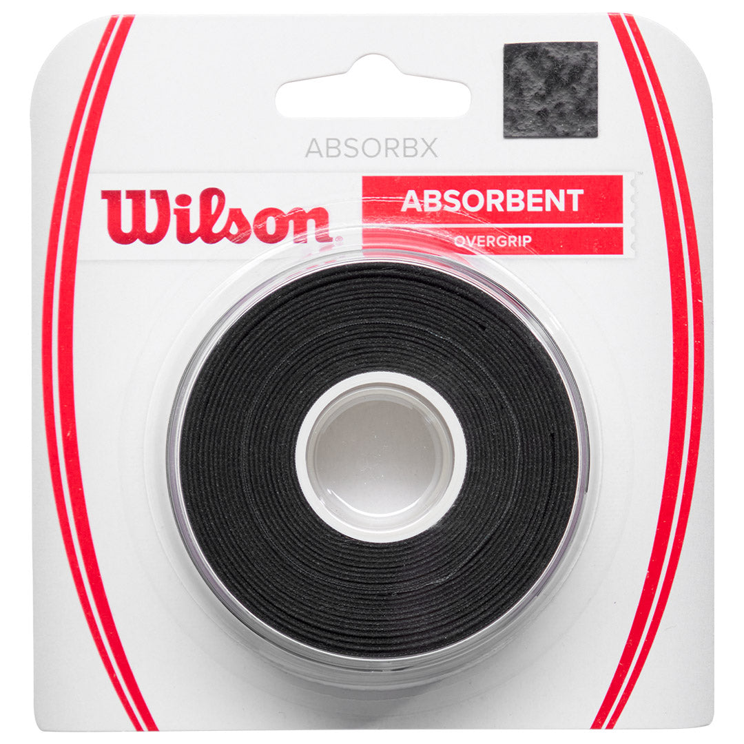 Wilson Absorbx overgrip 3 pack black