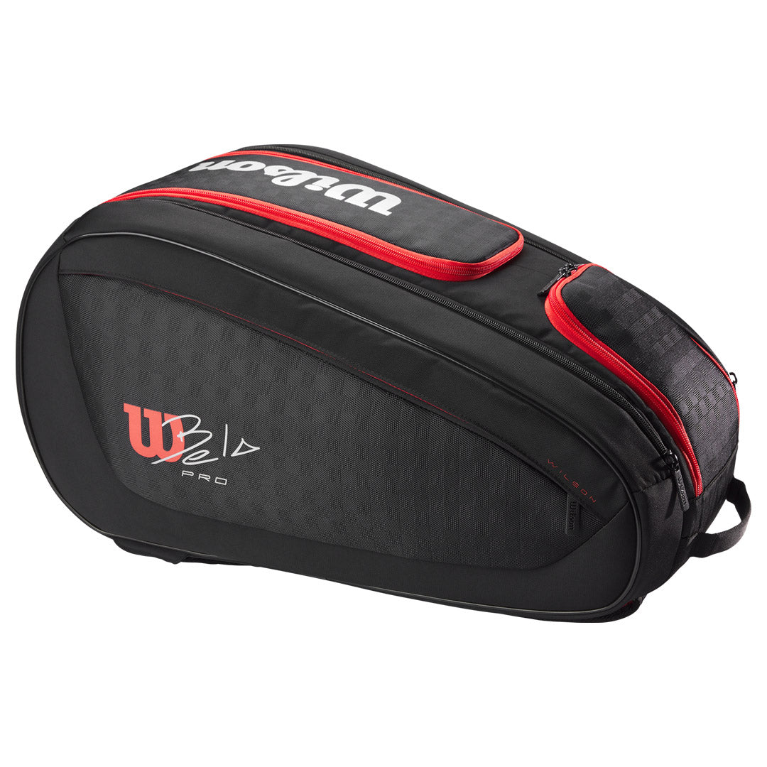 Wilson Bela Pro v3 black red padel bag
